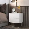 Table de chevet Vicco Calvin Blanc 45x50cm, Model 40693 Voir les images du produit 4