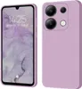 A product image showing a phone case for a Xiaomi Redmi Note 13 in purple, displayed from the front and back. Produktbild-Vorschau