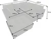 riess-ambiente Moderne Wohnlandschaft KENT 220cm grau Samt Produktbild-Vorschau 7