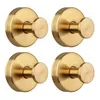 4er-Pack Goldene Saugnapfhaken,  wasserdichter Produktbild-Vorschau 1