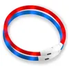 PRECORN LED Silikon Hundehalsband Set in Rot und Blau | Produktbild-Vorschau 7