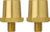 2x Batteriepoladapter Messinggewinde M8 – Plus/Minus Produktbild-Vorschau 4