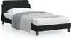 vidaXL Struttura letto "Dover" nero 100x200 cm in tessuto Anteprima dell’immagine prodotto 9