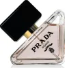 A product shot of a Prada perfume bottle with its cap off. Produktbild-Vorschau