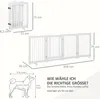 Paws Paws Dog Rack für Tiere Sicherheit Zaun Produktbild-Vorschau 3