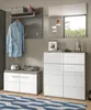 Garderobe Sitzbank "Rumba" weiß Hochglanz und grau Produktbild-Vorschau 5
