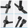 Qost Kabelbinder 200 x 3,5 mm Schwarz – 100 Stück – starke Produktbild-Vorschau 3