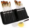 18 Stück Pinselset Malen,Künstler Pinsel Set,Acrylfarben Produktbild-Vorschau 1