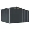 vidaXL Gerätehaus Anthrazit 277x279x179 cm Verzinkter Stahl Produktbild-Vorschau 6