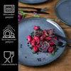 Moritz & Moritz VIDA 6tlg Dinner Teller Blau Geschirr Set Produktbild-Vorschau 3