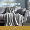 Koc z mikrofibry Lavea® 150 x 200 cm, puszysty i miękki, Podgląd zdjęcia produktu 2