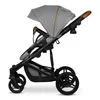 A studio shot of a gray baby stroller against a white background. Anteprima dell’immagine prodotto