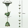 Outsunny 3er Set Regenkette 123cm Regenablaufkette aus Produktbild-Vorschau 3
