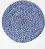 HOMESCAPES Tischset blau im 4er-Set, 40 cm – 4x Platzset Produktbild-Vorschau 2
