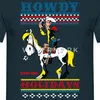 Spreadshirt Lucky Luke Howdy Holidays Ugly Christmas Männer Produktbild-Vorschau 2