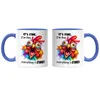 It's Fine I'm Fine Tasse Blau Lustiges Huhn Stress Humor Produktbild-Vorschau 3