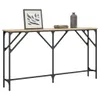 vidaXL Konzolový stolík Sonoma dub 140x23x75 cm materiál na Náhľad obrázku produktu 3