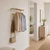 Relaxdays Wandgarderobe 3 in 1, 10 Haken, Kleiderstange, Produktbild-Vorschau 6