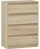 Komoda 70 cm, 4 zásuvky, skriňa FRAMIRE R-4, sonoma Náhľad obrázku produktu 10