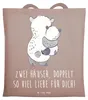 Mr. & Mrs. Panda Tote Bag Trennung von den Eltern - Braun Produktbild-Vorschau 1