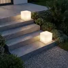 LED kostková lampa Kynast Solar, 20 x 20 cm, matné sklo, 1 Náhled obrázku produktu 6