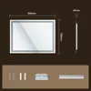 Auralum LED Badspiegel 90x70 cm rahmenlos, beleuchteter Produktbild-Vorschau 10