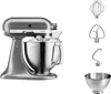 KitchenAid ARTISAN 5KSM185PS, Standmixer, Silber, Schlagen, Produktbild-Vorschau 2