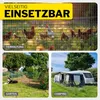 horizont Begrenzungszaun FIX 25 m x 110 cm – hoher mobiler Produktbild-Vorschau 3