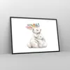 Gerahmtes Poster - Schwarzer Rahmen - Kaninchen Hase Kinder Produktbild-Vorschau 8