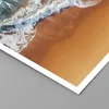 Poster - Poster ohne Rahmen - Sand Wasser Strand - 40x50 cm Produktbild-Vorschau 2