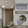 ZMH LED Faretto da soffitto orientabile GU10 Argento lucido Anteprima dell’immagine prodotto 5