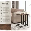 tectake® Beistelltisch Luton 48x35x70cm Produktbild-Vorschau 2