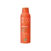 A product shot of an orange spray bottle of sunscreen against a white background. Podgląd zdjęcia produktu