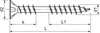 SPAX Verlegeschraube, 4,5 x 60 mm, 500 Stück, Produktbild-Vorschau 3
