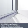 Sonni, Badewannenaufsatz Duschwand, Glas, 120x140 (BxH), Produktbild-Vorschau 4