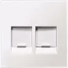 Merten MEG4562-0419 Zentralplatte für Modular Jack 2fach Produktbild-Vorschau 2