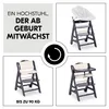 Hauck Hochstuhl Beta+ Holz, mitwachsend, ab 6 Monate, inkl. Produktbild-Vorschau 3