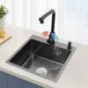 Küchenspüle aus Edelstahl - Einzelbecken - 45×45×18 cm - Produktbild-Vorschau 6