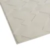 Schöner warmer Teppich mit elegantem Rautenmuster in creme Produktbild-Vorschau 2