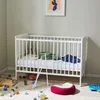 Babybett umbaubar zu Kinderbett 60x120 mit Matratze, Produktbild-Vorschau 6