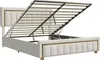 Łóżko hydrauliczne INONEFT, 140x200 cm, łóżko z materacem Podgląd zdjęcia produktu 9