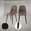 ML-Design zestaw 4 krzeseł do jadalni, brązowe, krzesło Podgląd zdjęcia produktu 3