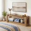 TV-meubel 160 cm voor televisies tot 75 inch, met houtlook Productafbeelding-voorbeeld 3
