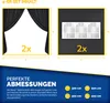 tillvex® 4X parete laterale nera per gazebo 3x3m e 3x6m | Anteprima dell’immagine prodotto 6