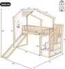Merax Etagenbett Hochbett 90x200 cm, Kinderbett mit Produktbild-Vorschau 7