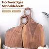 Holz Schneidebrett Set für Paare, 2-teilig aus Walnussholz, Produktbild-Vorschau 4
