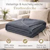 KiGATEX Frottee-Decke 150x200 cm – 100 % Baumwolle, Produktbild-Vorschau 2