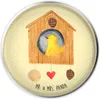 Mr. & Mrs. Panda Waschbecken-Stopfen Vogelhaus Home - Gelb Produktbild-Vorschau 1