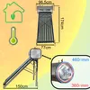 THUNDER Kolektor słoneczny próżniowy Heat Pipe 100 l 10 rur Podgląd zdjęcia produktu 2