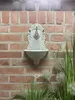 Fontana a muro in ghisa con rubinetto retrò dorato Anteprima dell’immagine prodotto 2